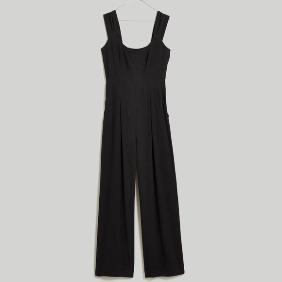 Madewell Cap-Sleeve Crop Wide-Leg
Jumpsuit - Picture 4 of 10